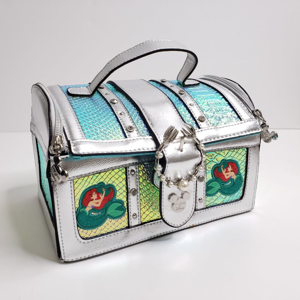 SPECTRUM Disney The Little Mermaid Chest Bag & Dinglehopper Brush Set - Rare New - Picture 3 of 11
